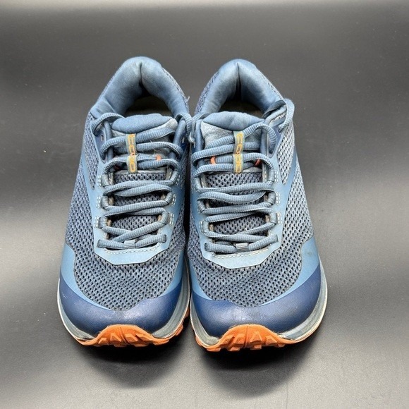 Topo Athletic Womens MT 4 Trail Running Shoes Navy Coral Size 7 - Picture 3 of 7